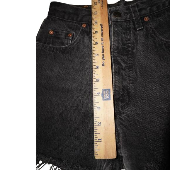 Vintage Levi’s 851 Black Cutoff Shorts — Made in USA (W28 L30) - Picture 12 of 13